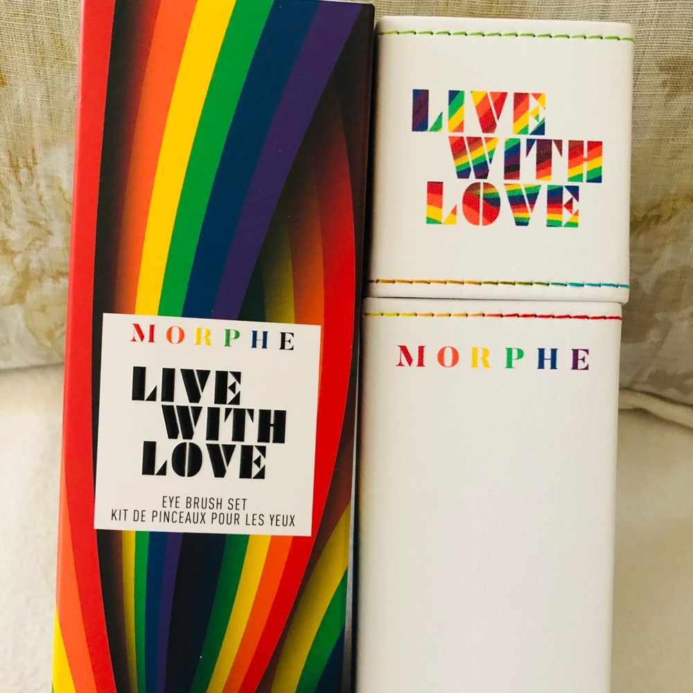 Morphe Live with Love eye brush set Limited edition